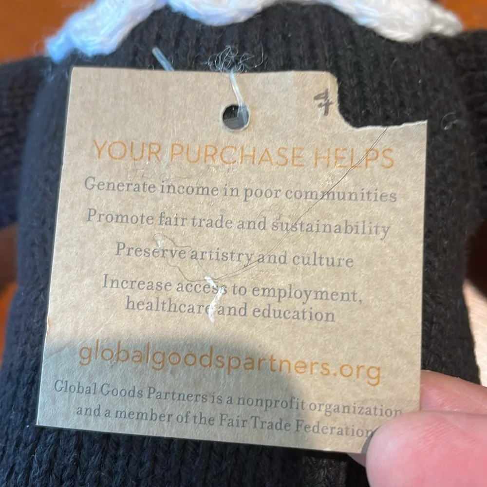 Ruth Bader Ginsburg handmade knit doll